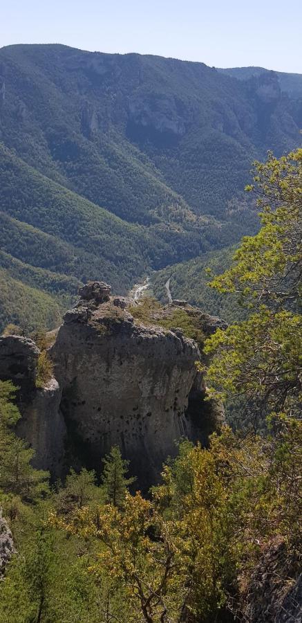 Le Mas Rolland, Piscine Chauffee & Spa - Millau - Gorges Du Tarn Compeyre Eksteriør bilde