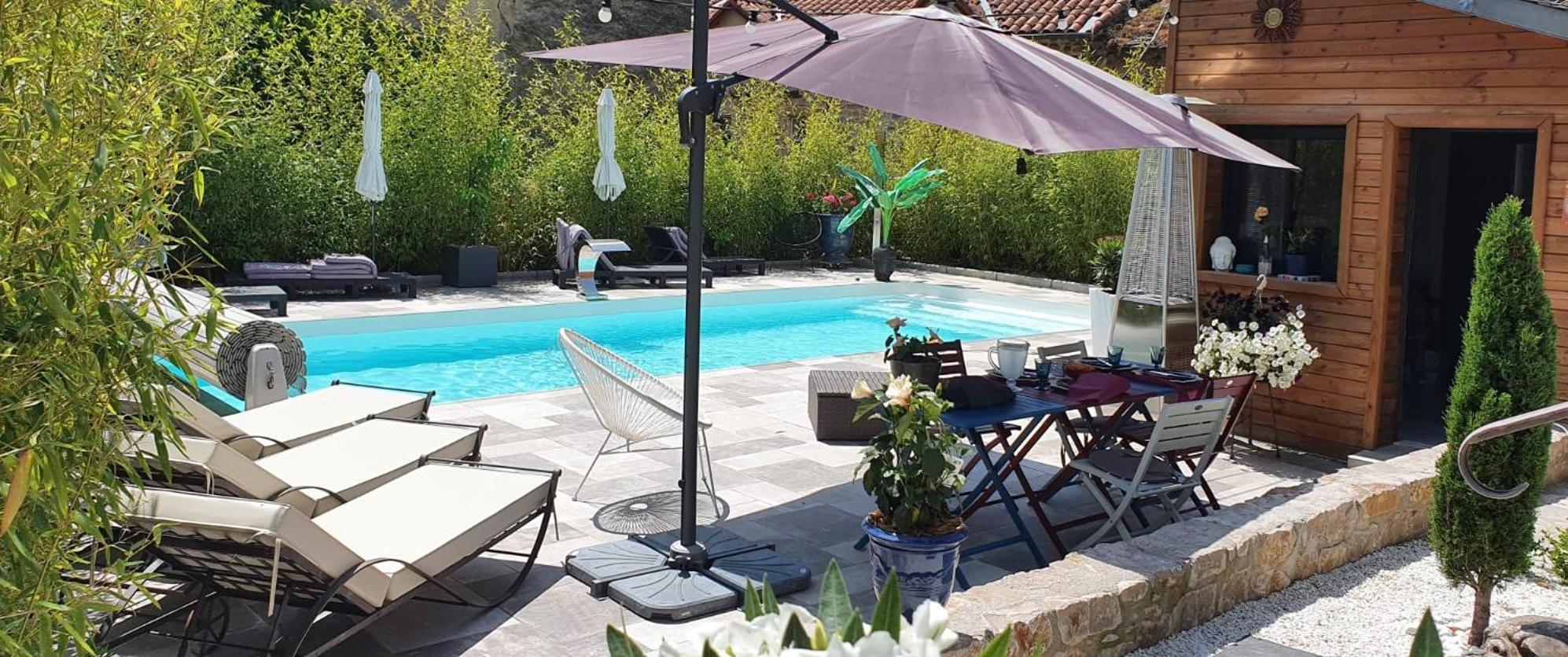 Le Mas Rolland, Piscine Chauffee & Spa - Millau - Gorges Du Tarn Compeyre Eksteriør bilde